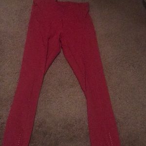 Pink fast and free leggings size 4